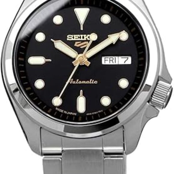 NEW Seiko 5 Sports SRPE57 Automatic Mechanical Black Dial Stainless Steel Watch - Picture 4 of 7